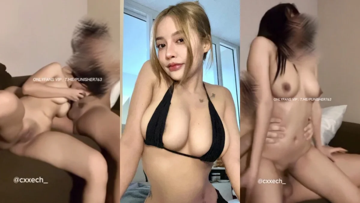 คลิปหลุด chrisxmaxxx น้องเค้ก caxeks สาวนมใหญ่ขี้เงี่ยนจับหนุ่มโม๊กควยเย็ดกันบนโซฟา เลียหีแล้วซอยรัวยิกลีลาขย่มควยเด็ดจัดเอากันแตกในคาหี