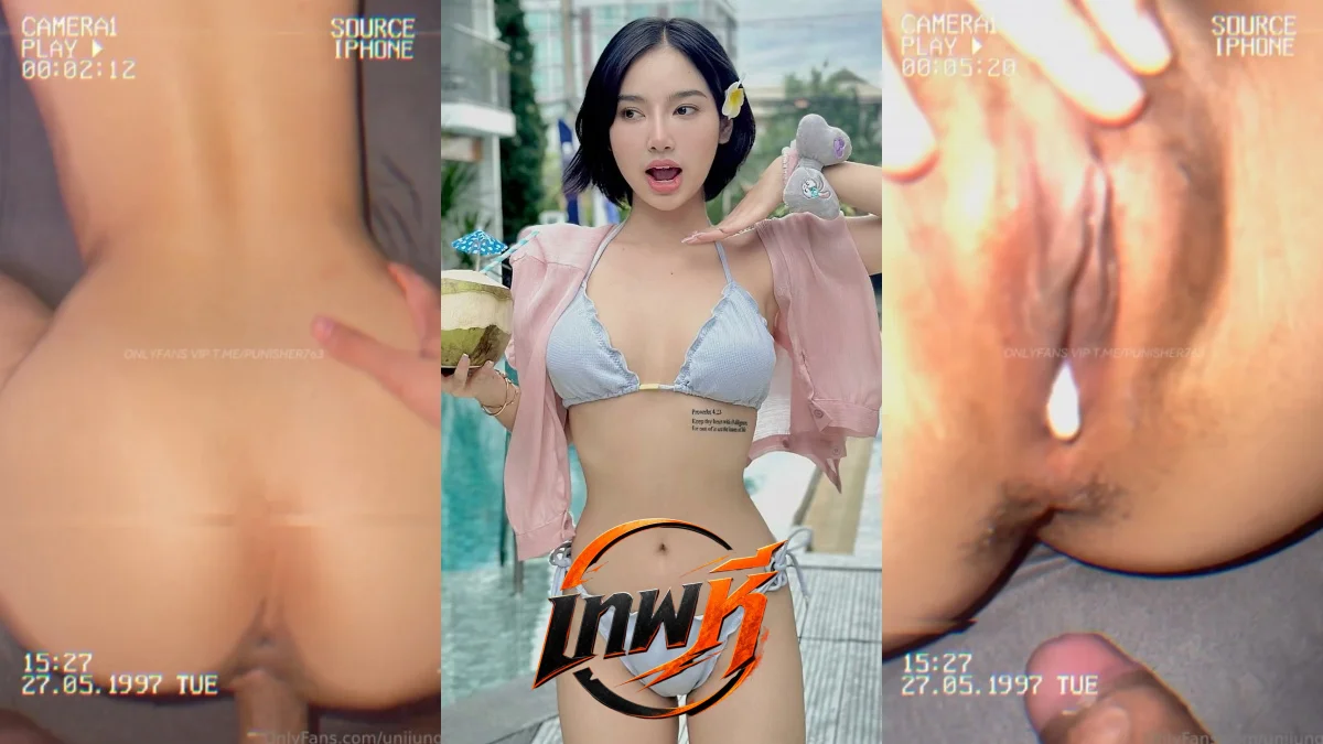 คลิปหลุด unijung น้องยูนิ วัยรุ่นหุ่นดีเย็ดสดแตกในเสร็จโดนเกี่ยวเบ็ดน้ำหีกระจายอีก เย็ดท่าหมาพลิกกระแทกหีน้ำแตกไหลเยิ้มรู